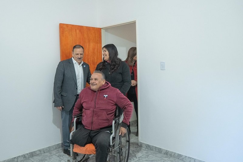 Vivienda adaptada para una familia afectada por el temporal en Chamical